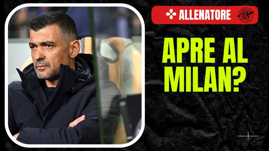 Panchina AC Milan Sérgio Conceição