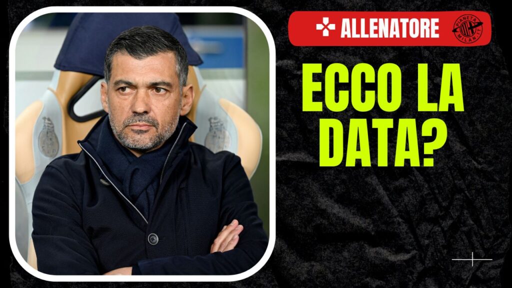 Allenatore AC Milan Sérgio Conceição