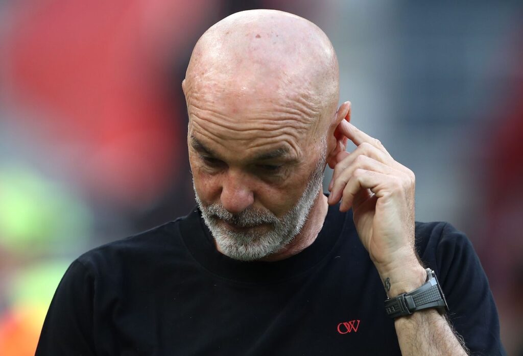 Stefano Pioli AC Milan Milan-Genoa 3-3 Serie A 2023-2024
