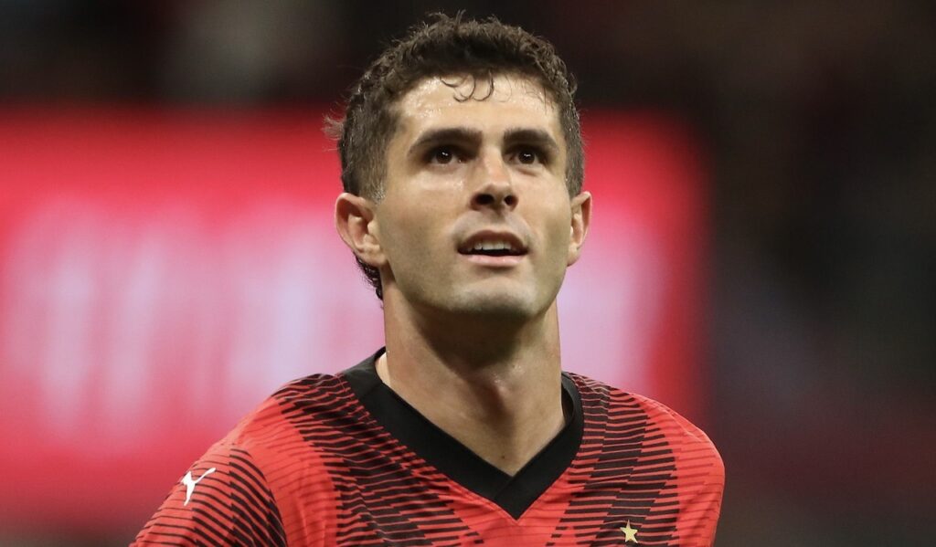 Christian Pulisic AC Milan Milan-Cagliari 5-1 Serie A 2023-2024