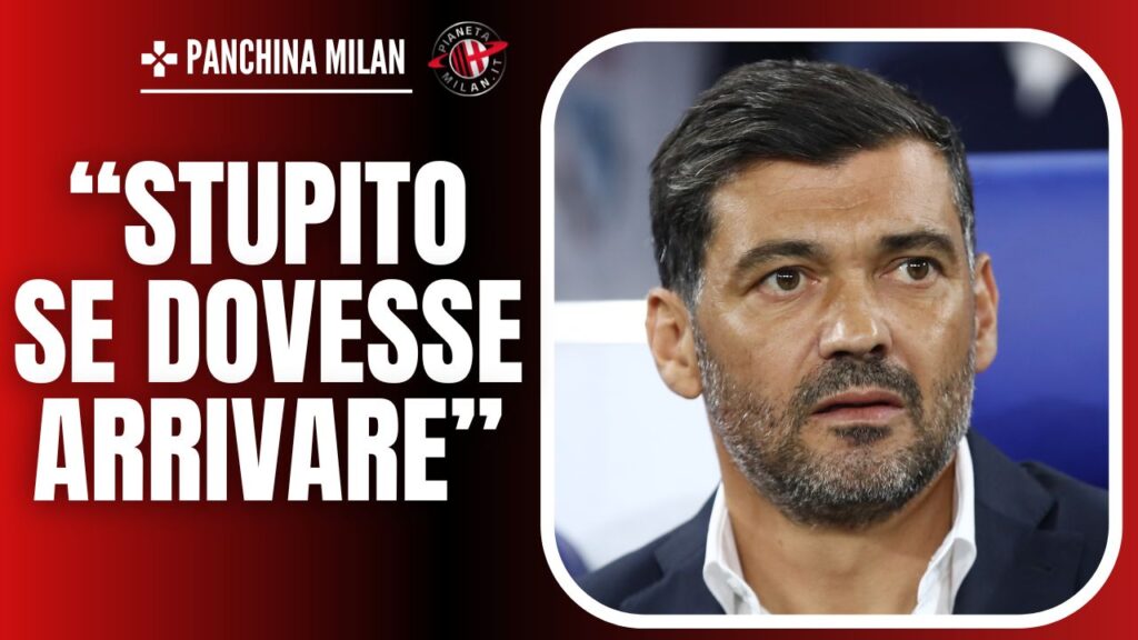 Allenatore AC Milan Sérgio Conceicao