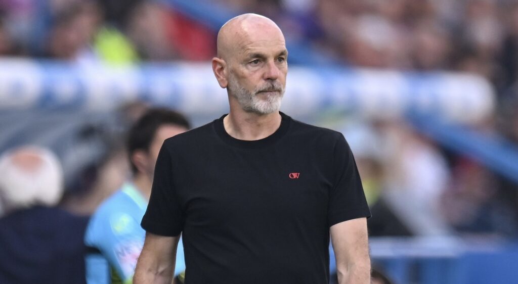 Stefano Pioli AC Milan Sassuolo-Milan 3-3 Serie A 2023-2024
