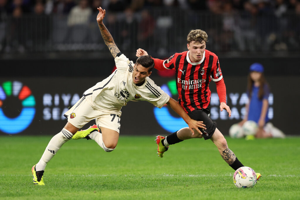 Alejandro Jimenez AC Milan Milan-Roma 2-5 amichevole