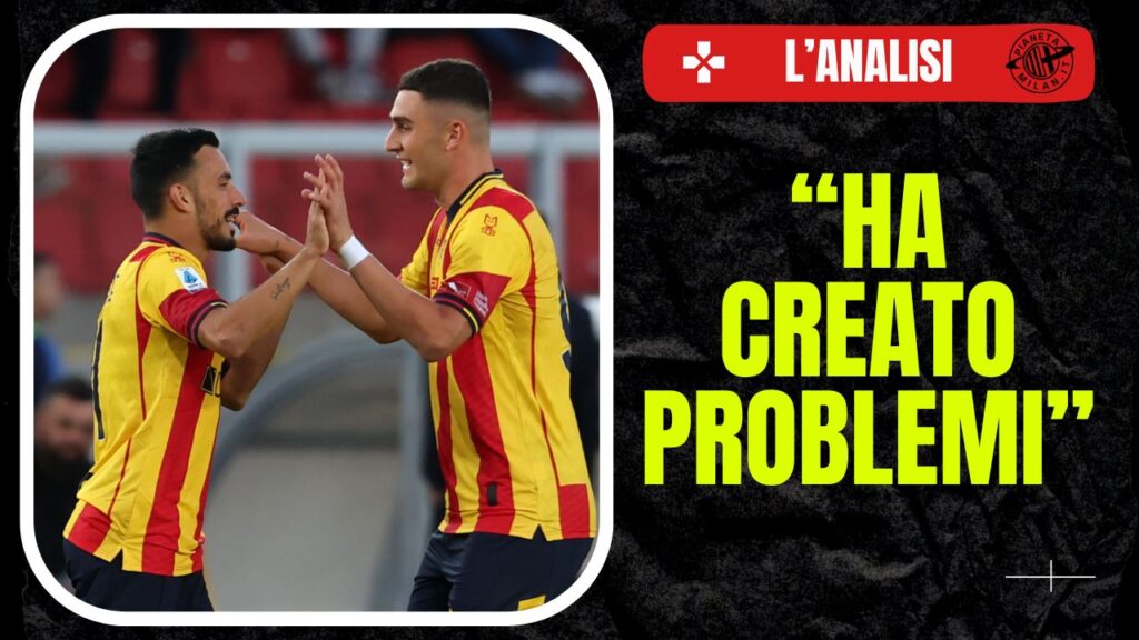 Rocchi sul gol di Piccoli in Lecce-Milan