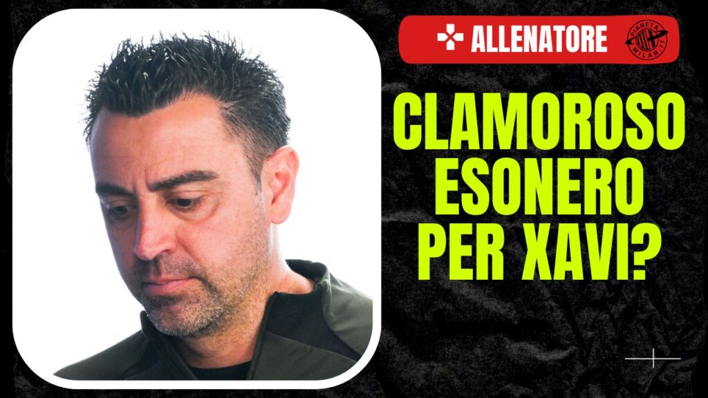 Panchina AC Milan Conte Xavi