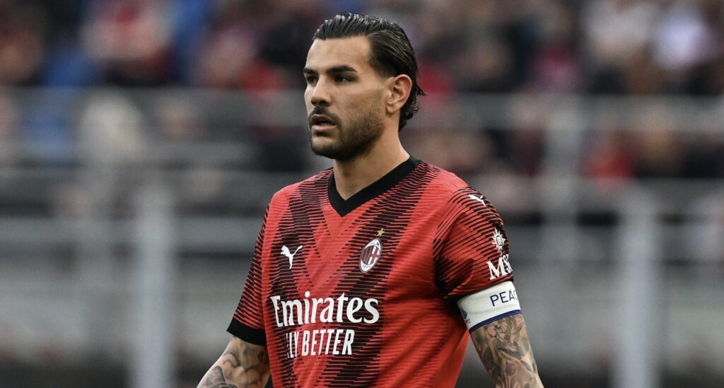 Theo Hernández AC Milan Milan-Genoa 3-3 Serie A 2023-2024