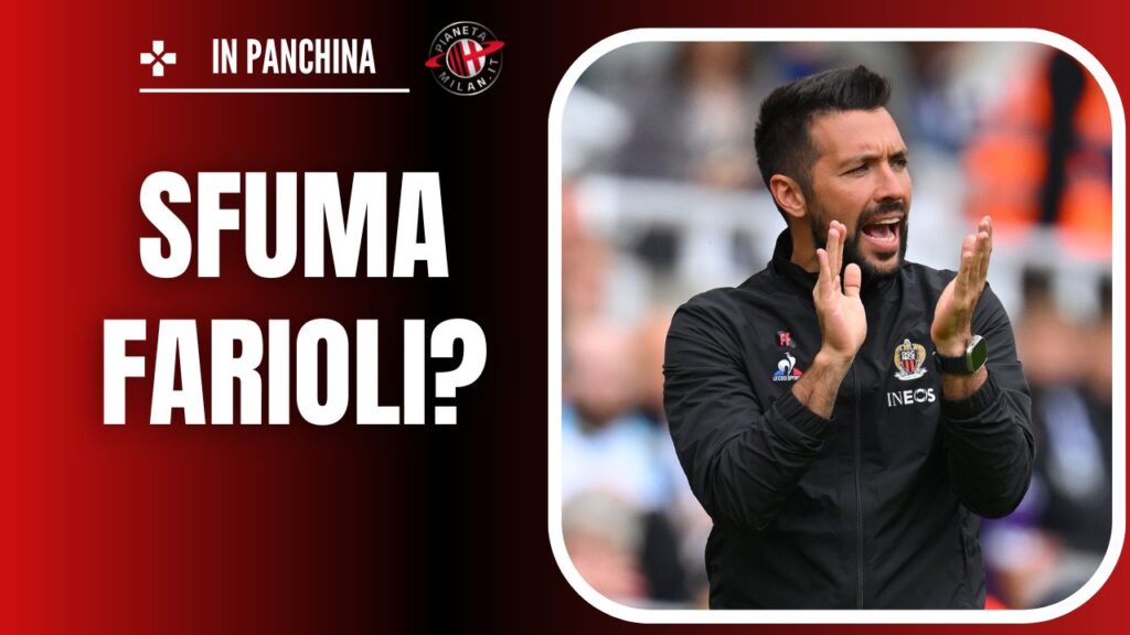 Panchina Milan - Francesco Farioli