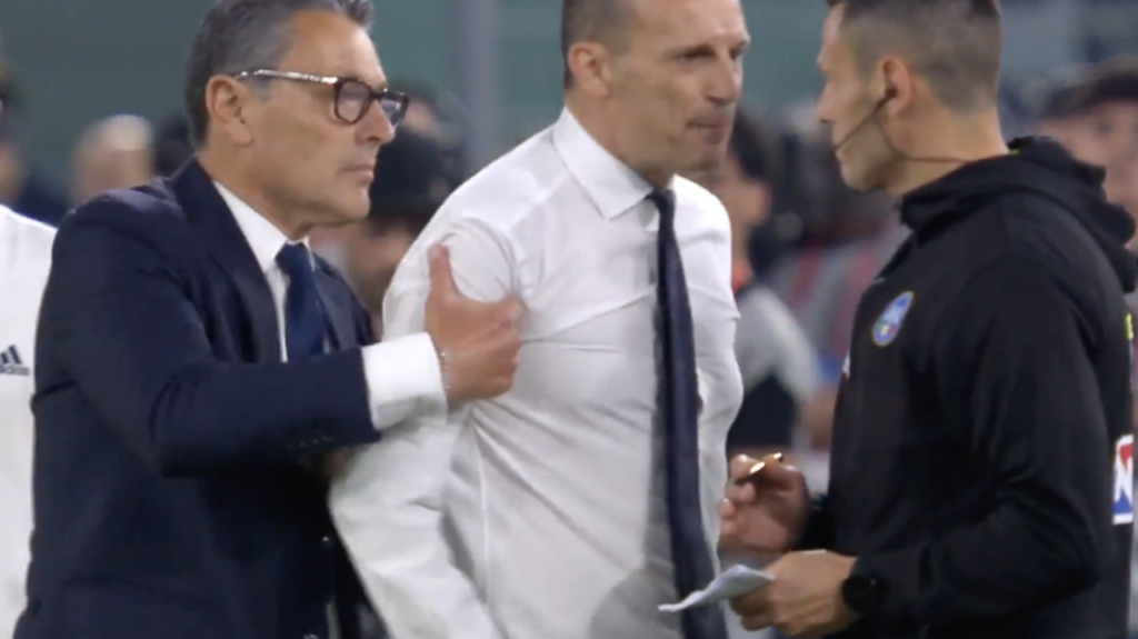 Atalanta Juventus Coppa Italia espulsione Allegri