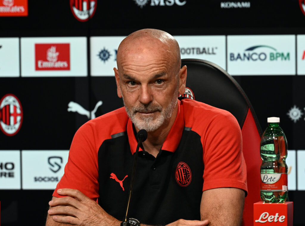 Stefano Pioli AC Milan conferenza stampa Milanello