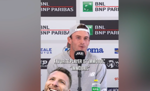 Il tennista Paul: "Calciatore preferito della Lazio? Immobile". Ma... | VIDEO (screen Gazzetta.it)