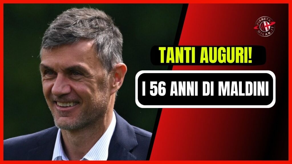 AC Milan compleanno Paolo Maldini