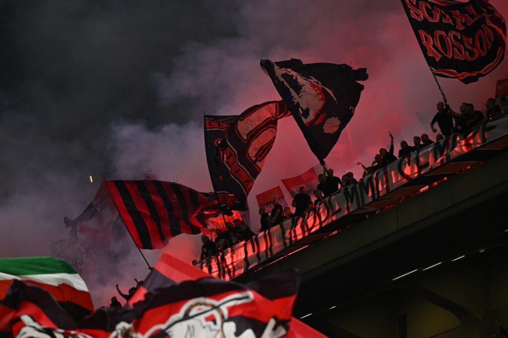 Curva Sud Milano AC Milan Milan-Salernitana 3-3 Serie A 2023-2024