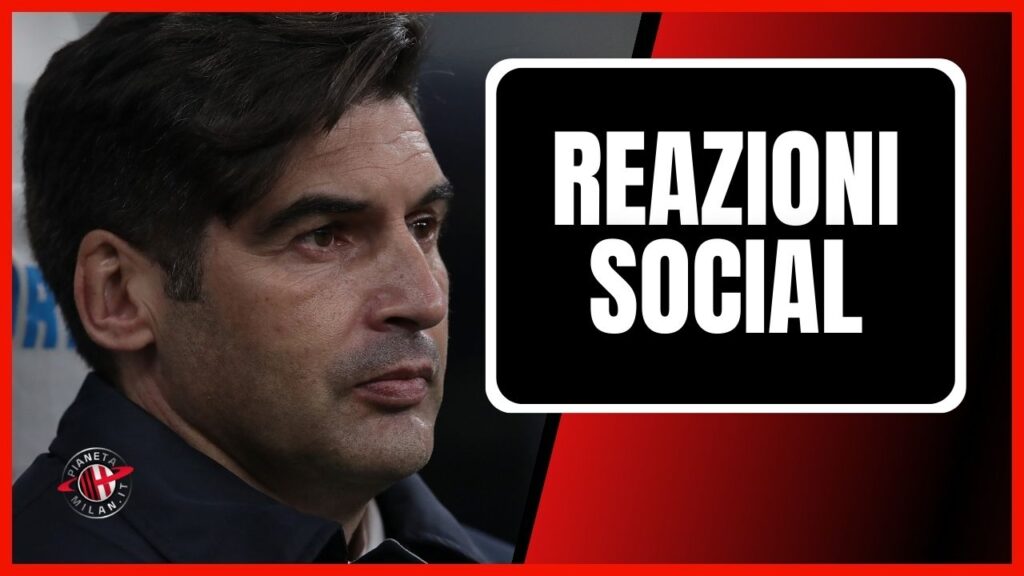 Allenatore AC Milan Fonseca LiveBlog reazioni social
