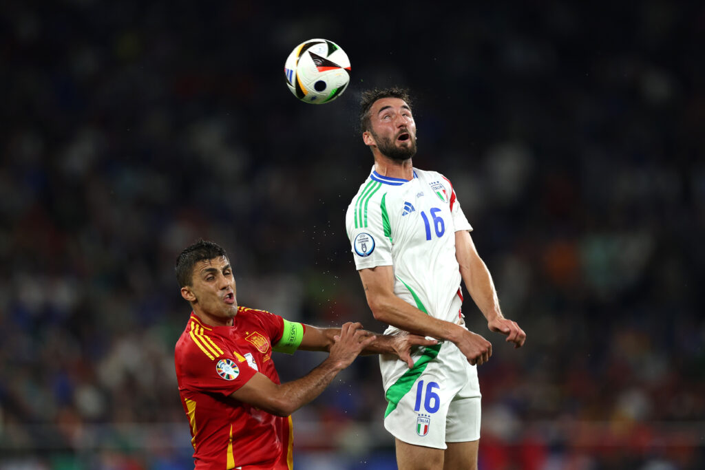 Bryan Cristante, calciatore della Roma e dell'Italia (getty images)