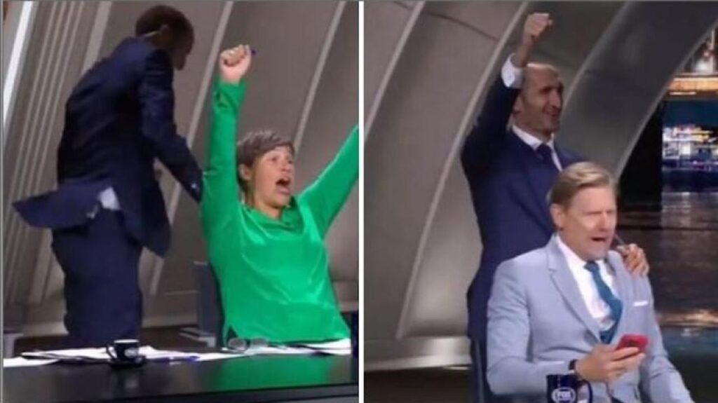Croazia Italia gol Zaccagni esultanza Chiellini
