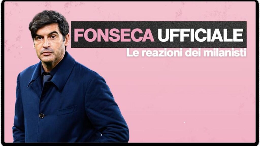 Allenatore Milan Fonseca reazioni social