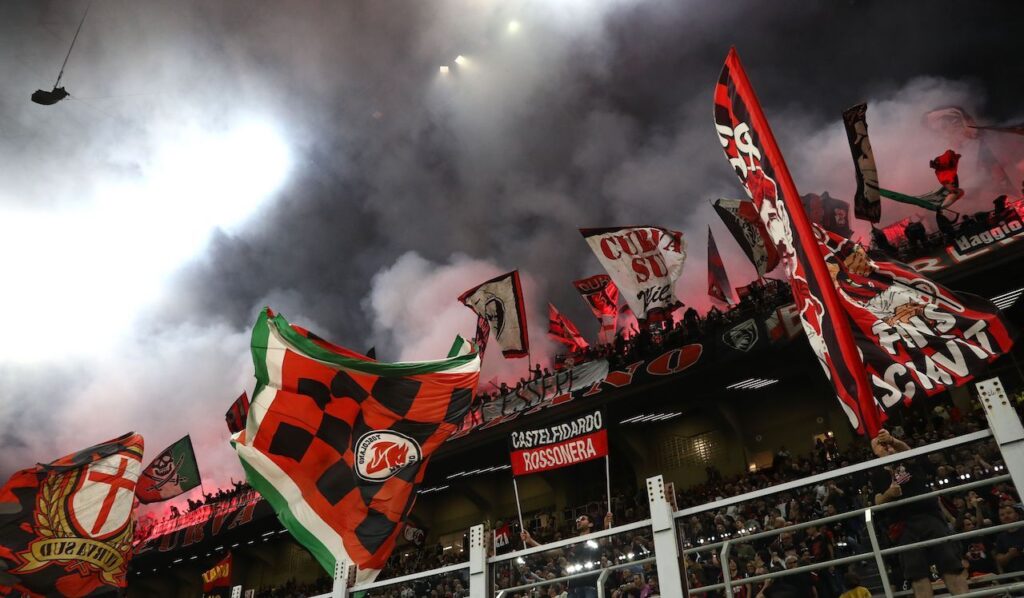 Curva Sud Milano AC Milan Milan-Salernitana 3-3 Serie A 2023-2024 Ultras