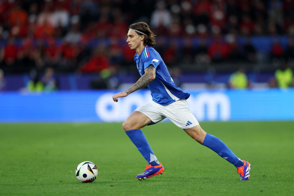 Riccardo Calafiori, difensore dell'Italia