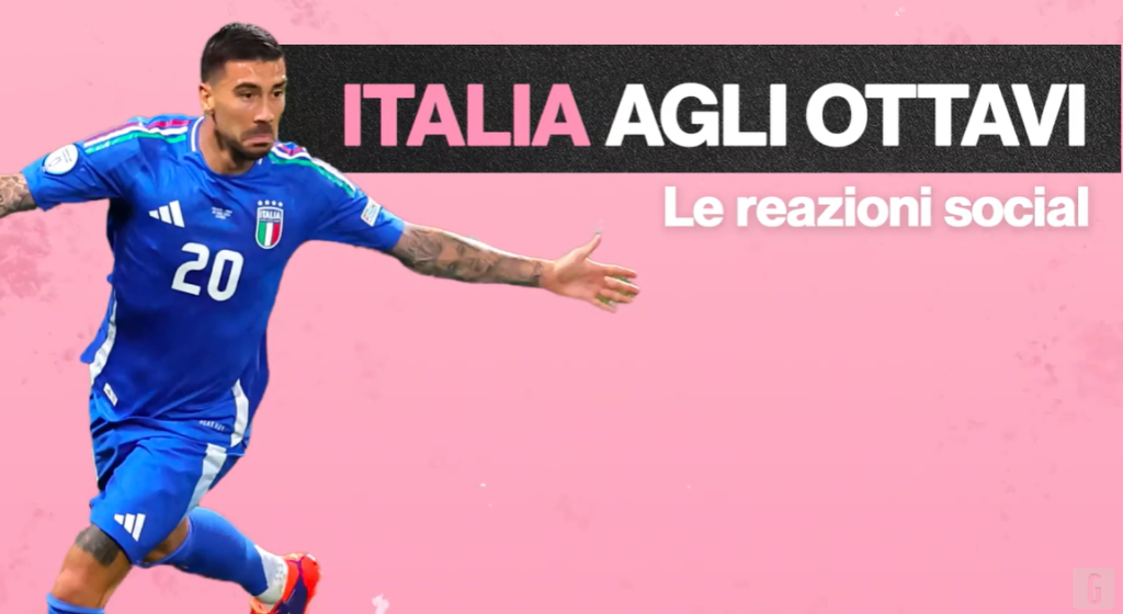 Europei, Italia all'ultimo respiro. Zaccagni, Calafiori: social pazzi | VIDEO (screen Gazzetta.it)