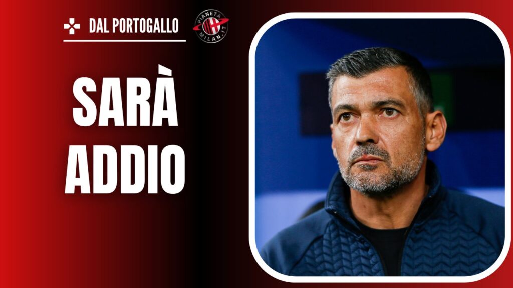 Panchina Milan - Sergio Conceicao