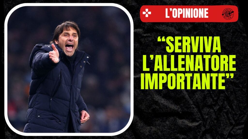 Panchina AC Milan - Antonio Conte