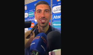 Europei Italia, Zaccagni: "Quando mi è arrivata la palla non ci ho pensato" | VIDEO (screen Gazzetta.it)