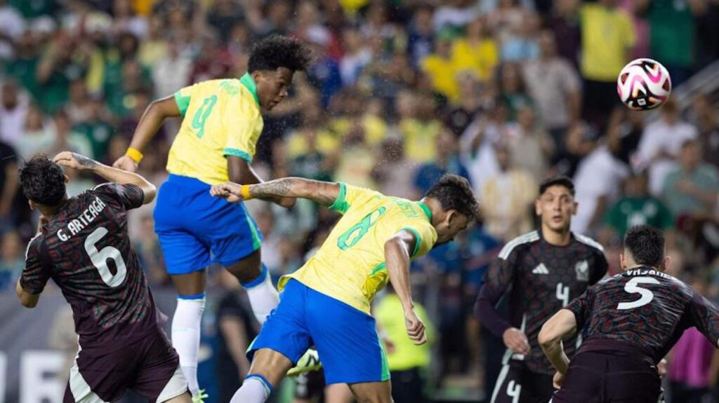 Messico Brasile 2-3 gol Endrick
