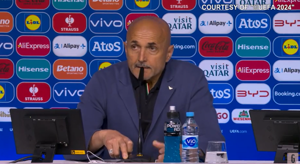 Italia, Europei. Spalletti: "Bisogna imparare dai nostri errori" | VIDEO (screen Gazzetta.it)