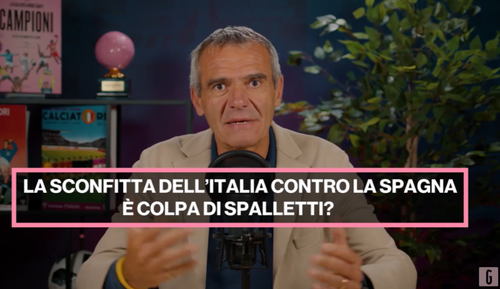 Europei, Spagna-Italia 1-0: il commento di Agresti | VIDEO (screen Gazzetta.it)