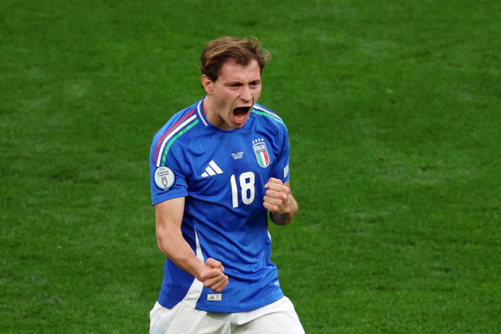Nicolò Barella, centrocampista dell'Italia