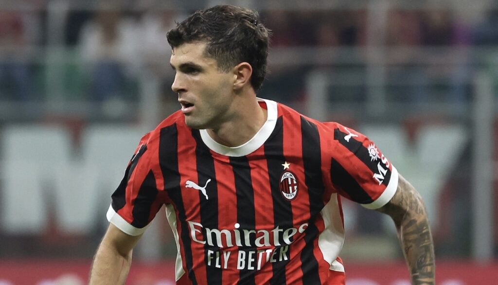 Christian Pulisic AC Milan Milan-Salernitana 3-3 Serie A 2023-2024