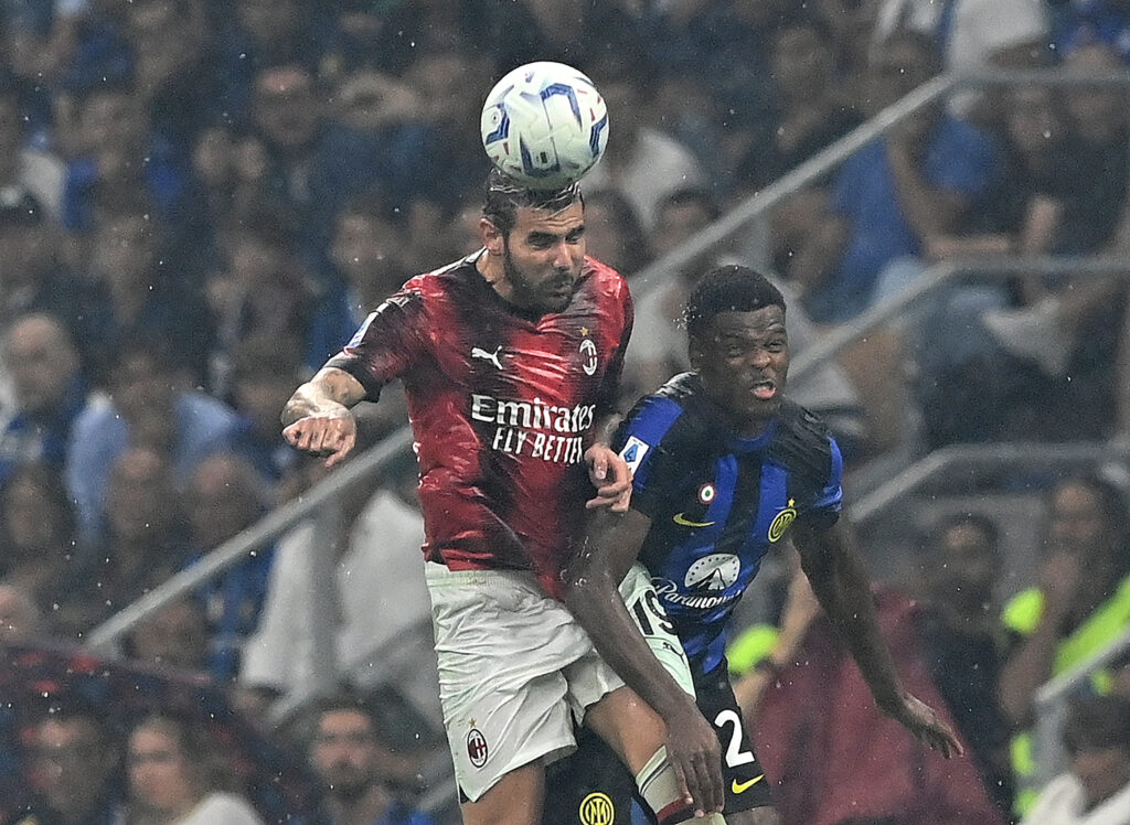 Theo Hernandez, Denzel Dumfries - AC Milan - Inter