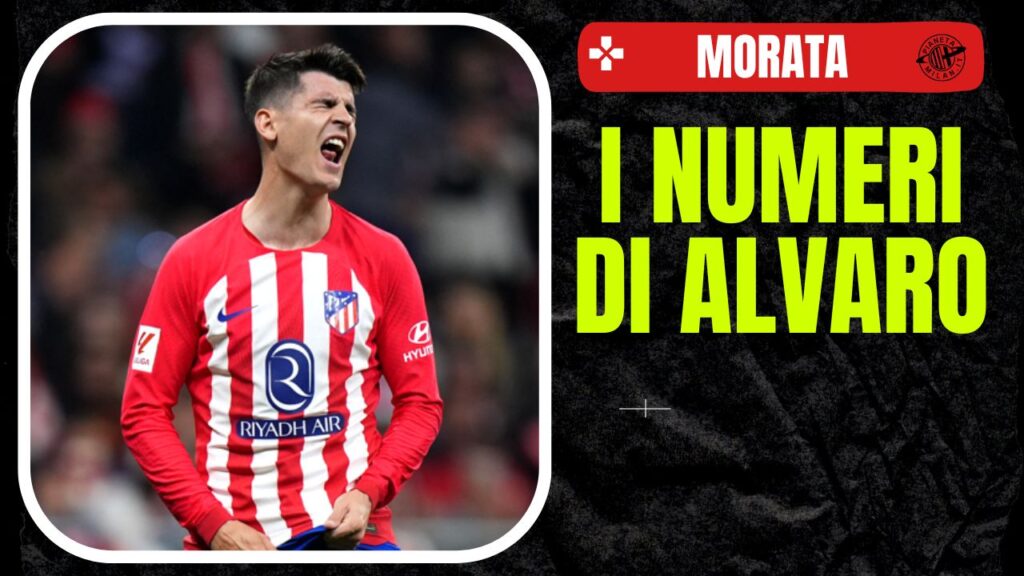 Álvaro Morata Atlético Madrid Calciomercato AC Milan Numeri