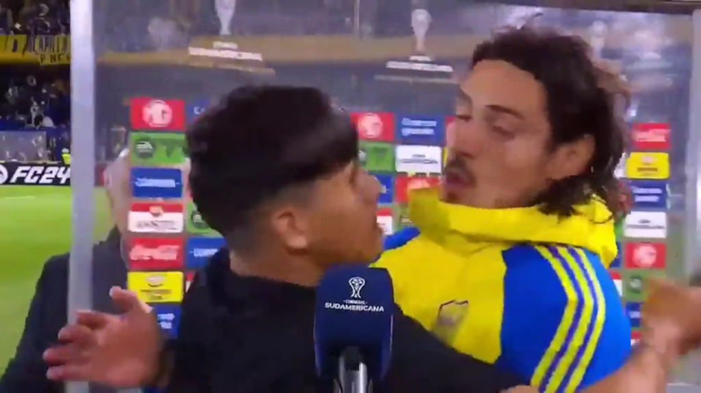 Cavani tifoso Boca Juniors