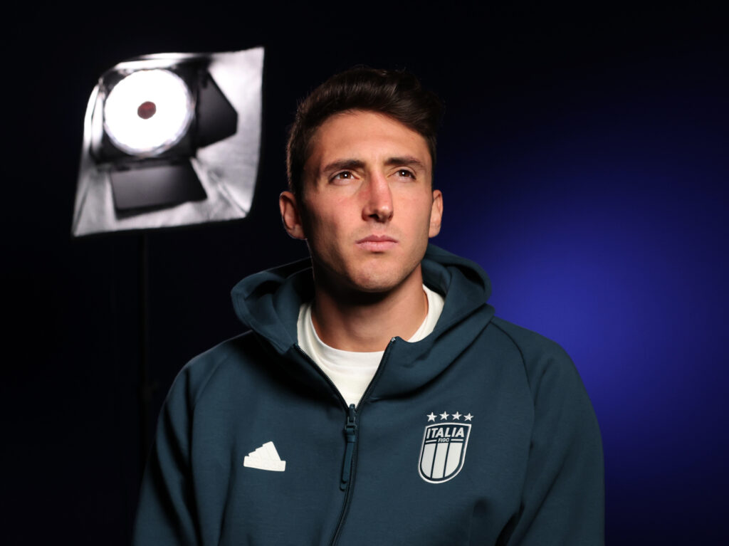 Andrea Cambiaso, calciatore della Juventus e dell'Italia (getty images)