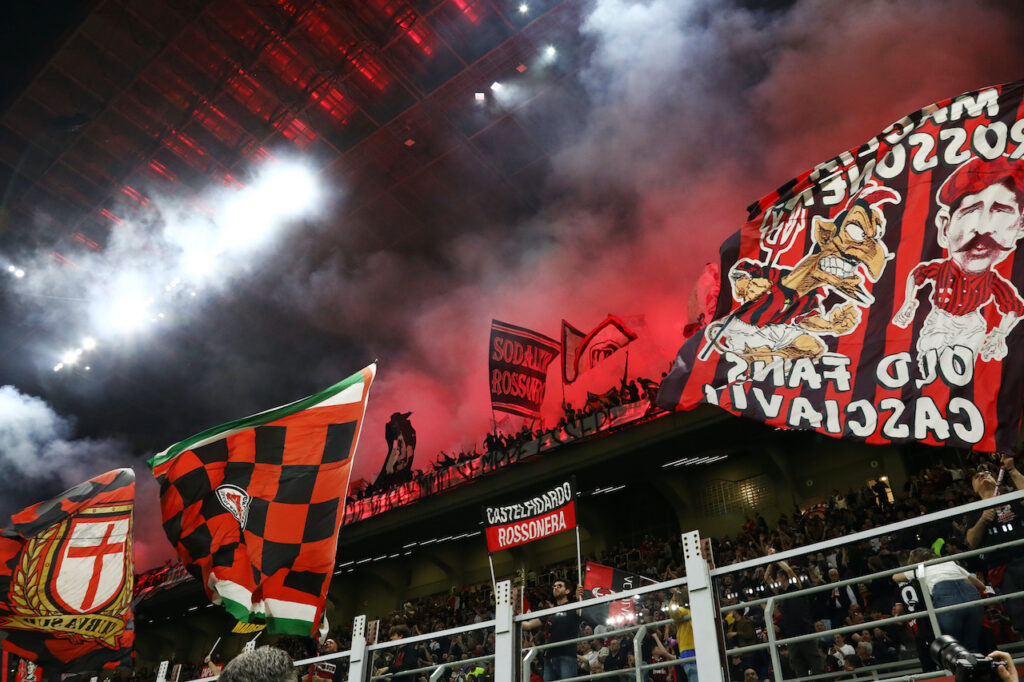 Curva Sud Milano AC Milan Milan-Salernitana 3-3 Serie A 2023-2024