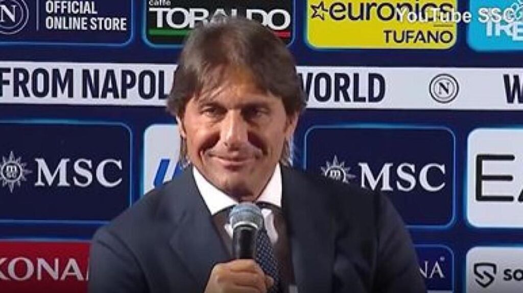 Napoli Conte conferenza stampa Lukaku