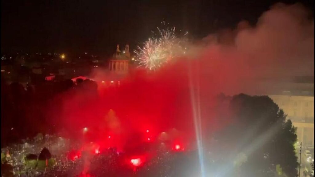 festa Atalanta Europa League