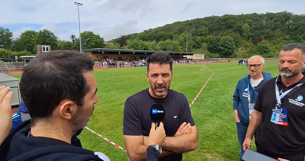 Europei, Italia. Buffon: "La sconfitta non deve farci dubitare" | VIDEO (screen Gazzetta.it)