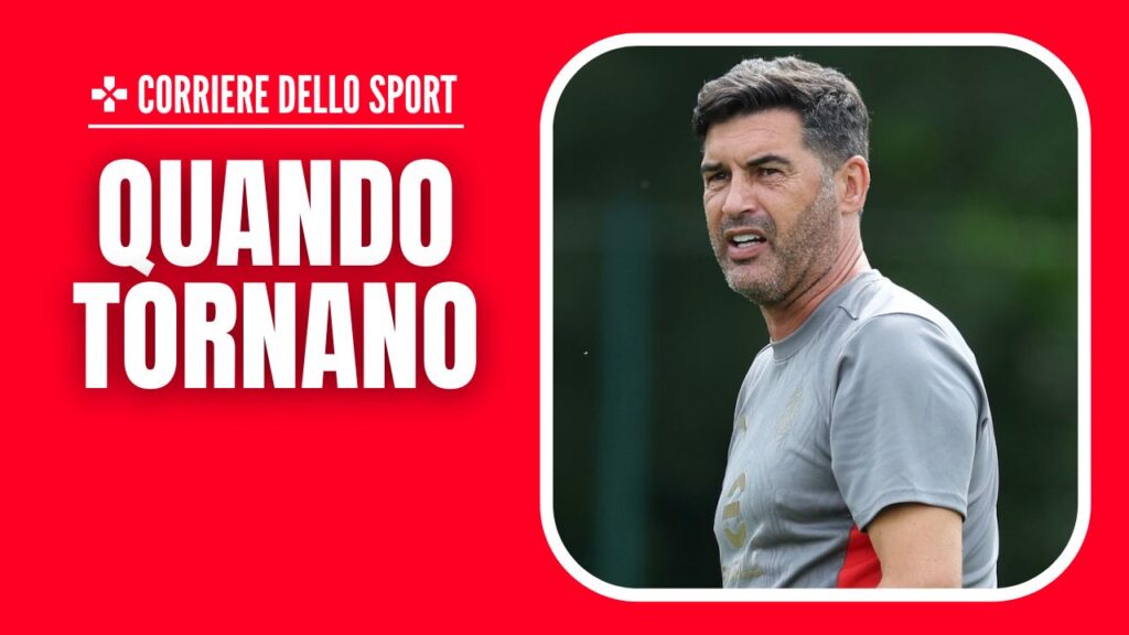 Amichevoli AC Milan Fonseca rientro Nazionali
