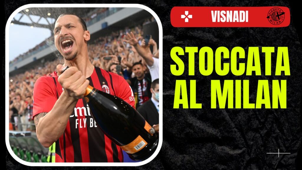 Zlatan Ibrahimovic, ex attaccante del Milan, esulta per lo Scudetto conquistato (getty images)