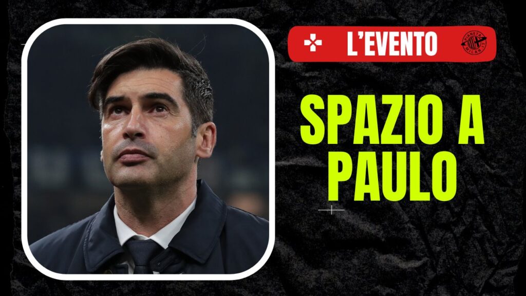 Conferenza stampa Fonseca AC Milan