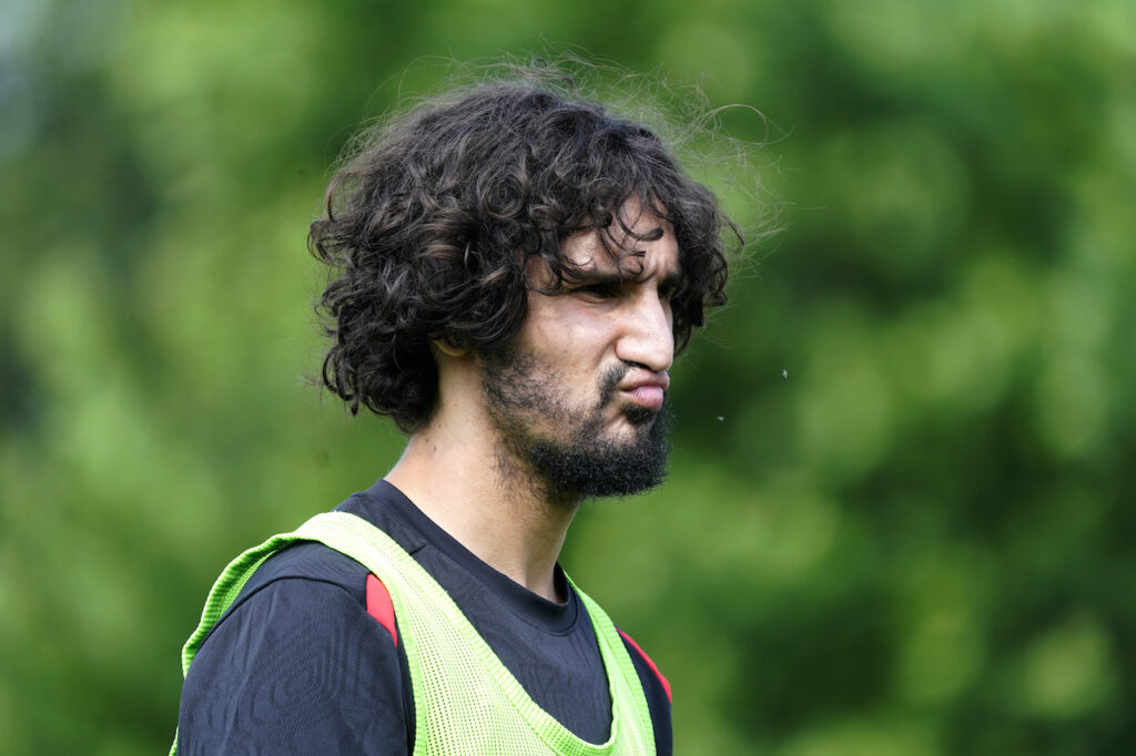 Yacine Adli AC Milan allenamento Milanello