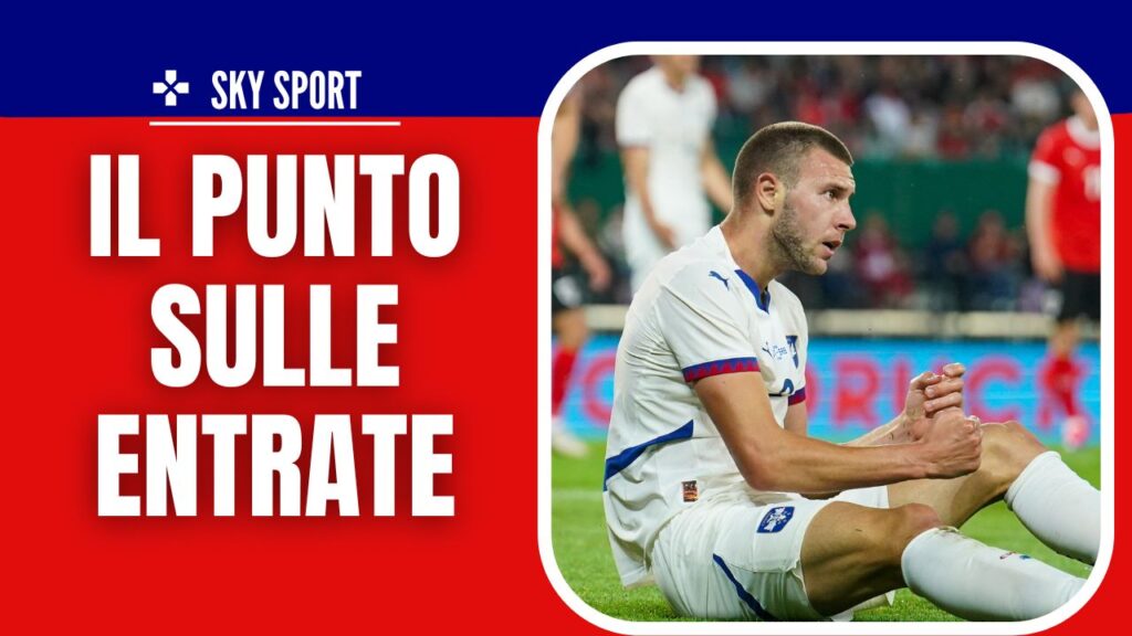 Strahinja Pavlovic (difensore RB Salisburgo), qui con la maglia della Serbia agli Europei 2024, obiettivo di calciomercato del Milan | AC Milan News