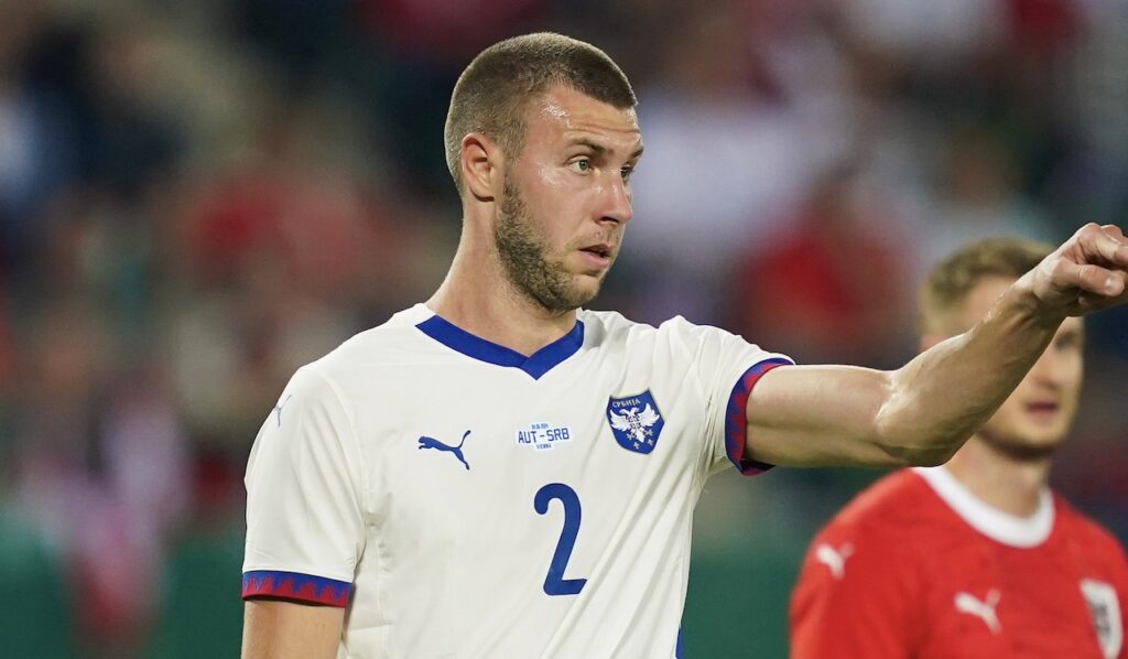 Strahinja Pavlovic RB Salisburgo Serbia Europei 2024