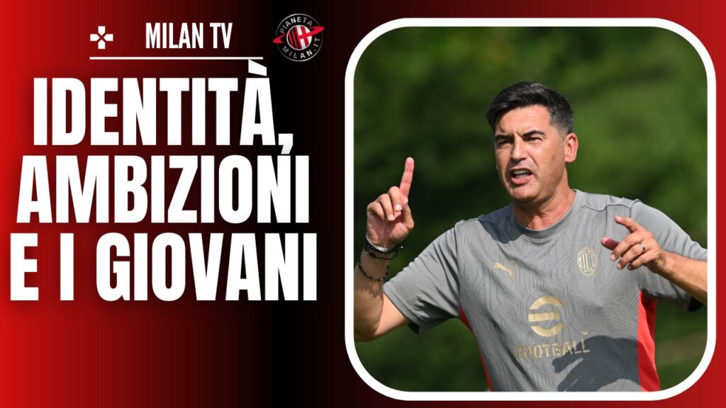 Paulo Fonseca AC Milan allenamento Milanello