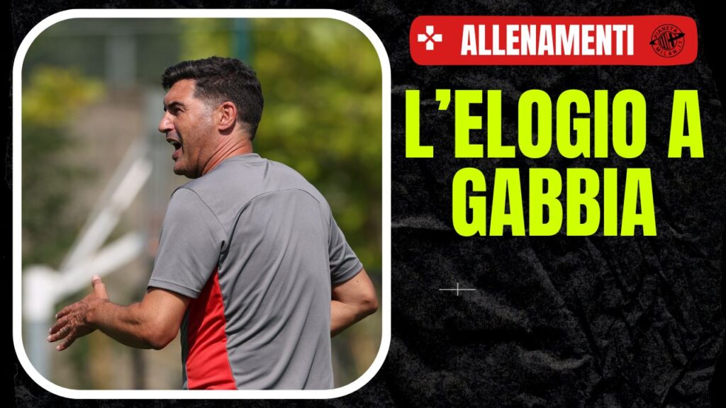 Paulo Fonseca AC Milan allenamenti Milanello