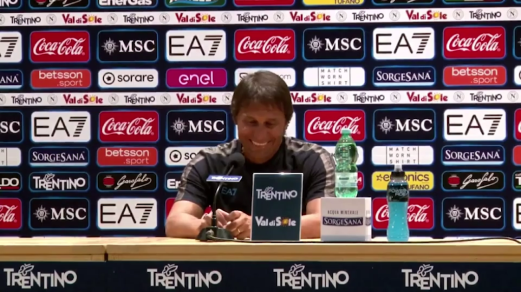 Napoli Conte conferenza stampa