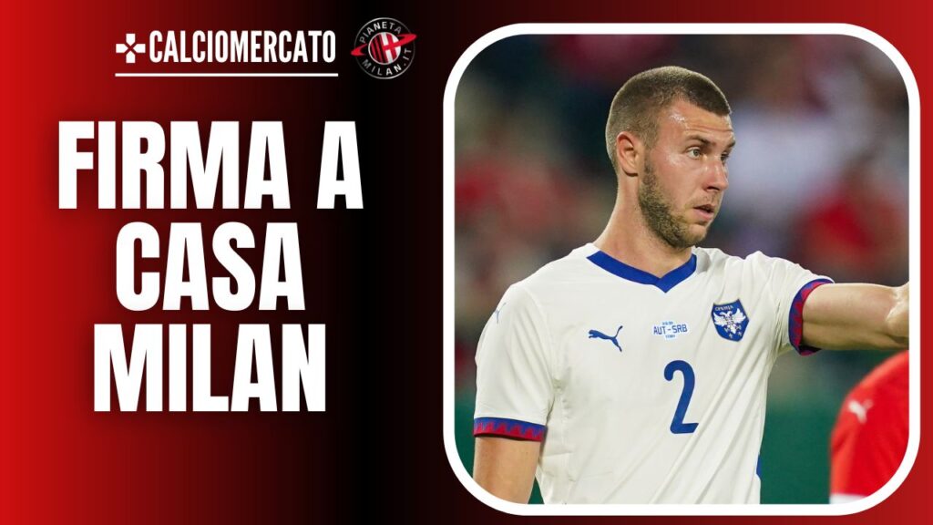 Strahinja Pavlovic, difensore del Milan 31/07/2024 PianetaMilan.it