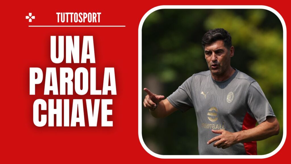 Paulo Fonseca AC Milan allenamenti Milanello